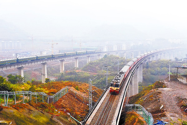 渝懷鐵路梅江至懷化段增建二線